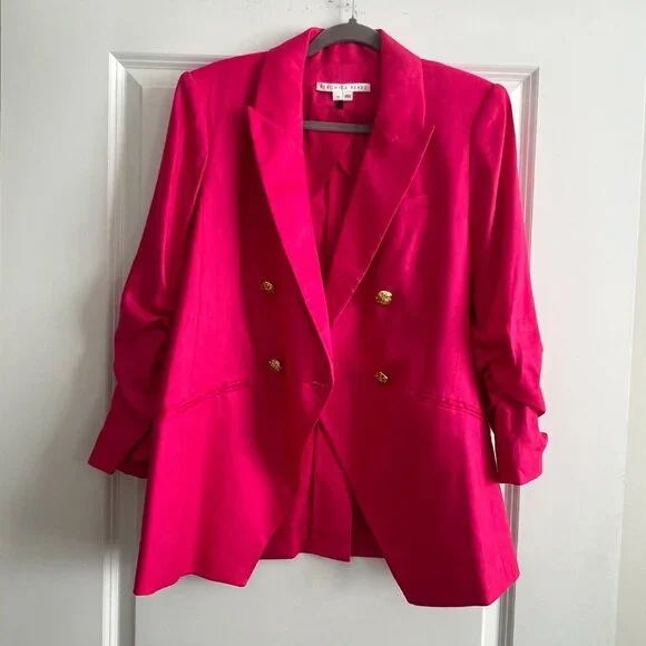 Veronica Beard Pink Tailored Blazer Jacket - Picture 2 of 5